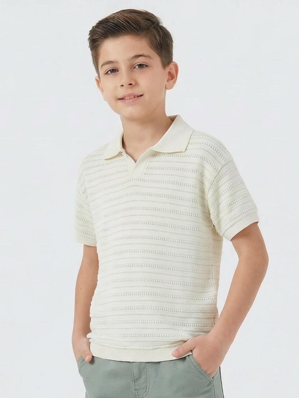 Erkek Çocuk Sweatshirt 4-13 Yaş 1901 Yeşil - 1