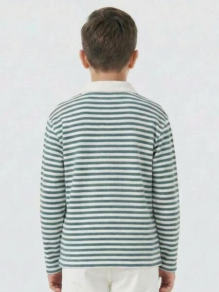 Erkek Çocuk Sweatshirt 4-13 Yaş 1903 Yeşil - 2