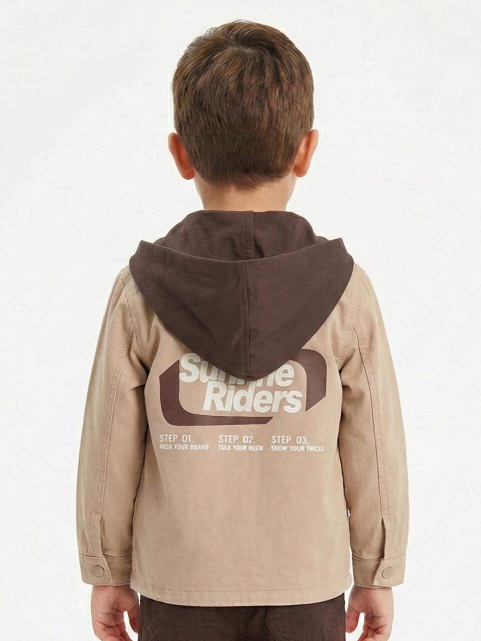 Erkek Çocuk Gömlek 1-4 Yaş 2626 Camel - 2