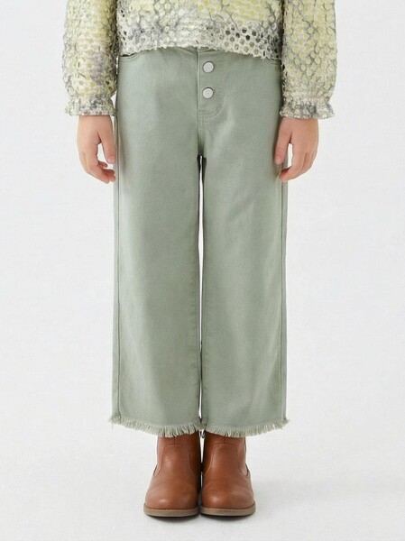 Kız Çocuk Pantolon 4-13 Yaş 2440 Haki - ESCABEL