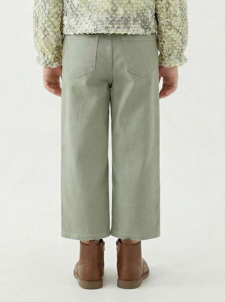 Kız Çocuk Pantolon 4-13 Yaş 2440 Haki - 2