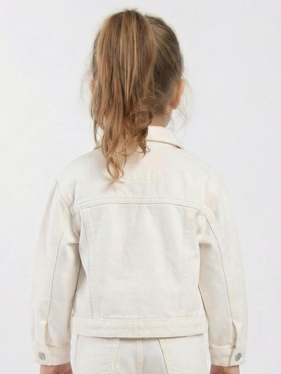 Kız Çocuk Ceket 1-5 Yaş 26178 Krem - 2