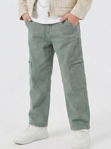 Erkek Çocuk Pantolon 4-13 Yaş 2616 Yeşil - ESCABEL