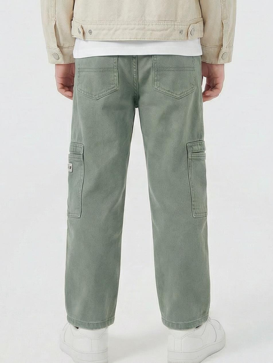 Erkek Çocuk Pantolon 4-13 Yaş 2616 Yeşil - 2