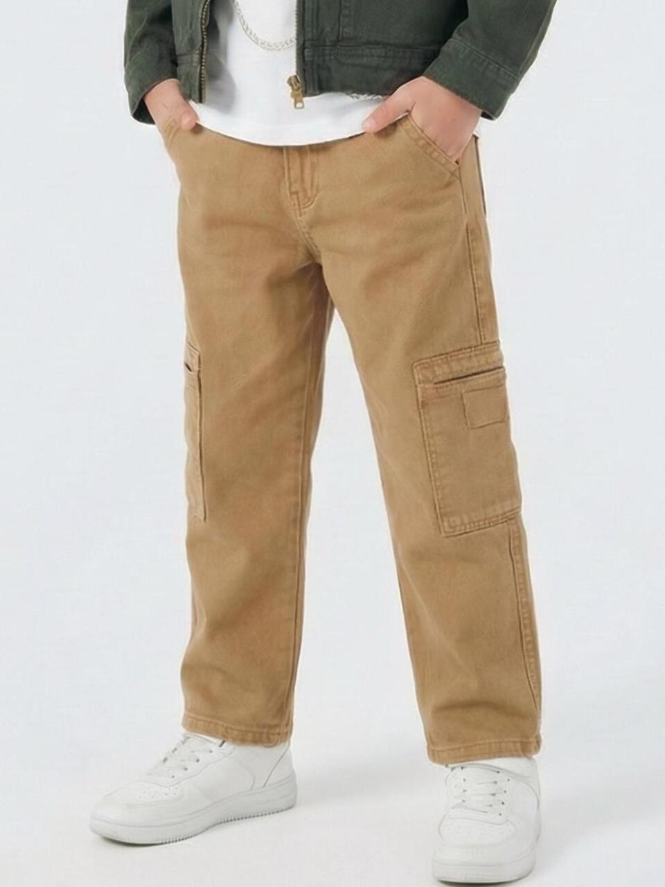 Erkek Çocuk Pantolon 4-13 Yaş 2616 Hardal - 1