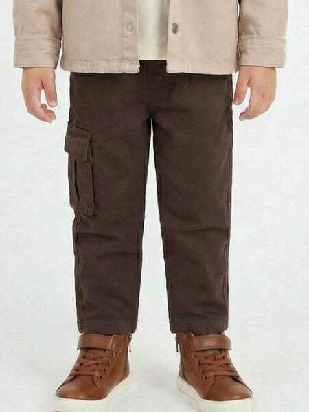 Erkek Çocuk Pantolon 1-4 Yaş 2639 Kahverengi - ESCABEL