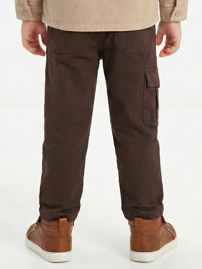 Erkek Çocuk Pantolon 1-4 Yaş 2639 Kahverengi - 2