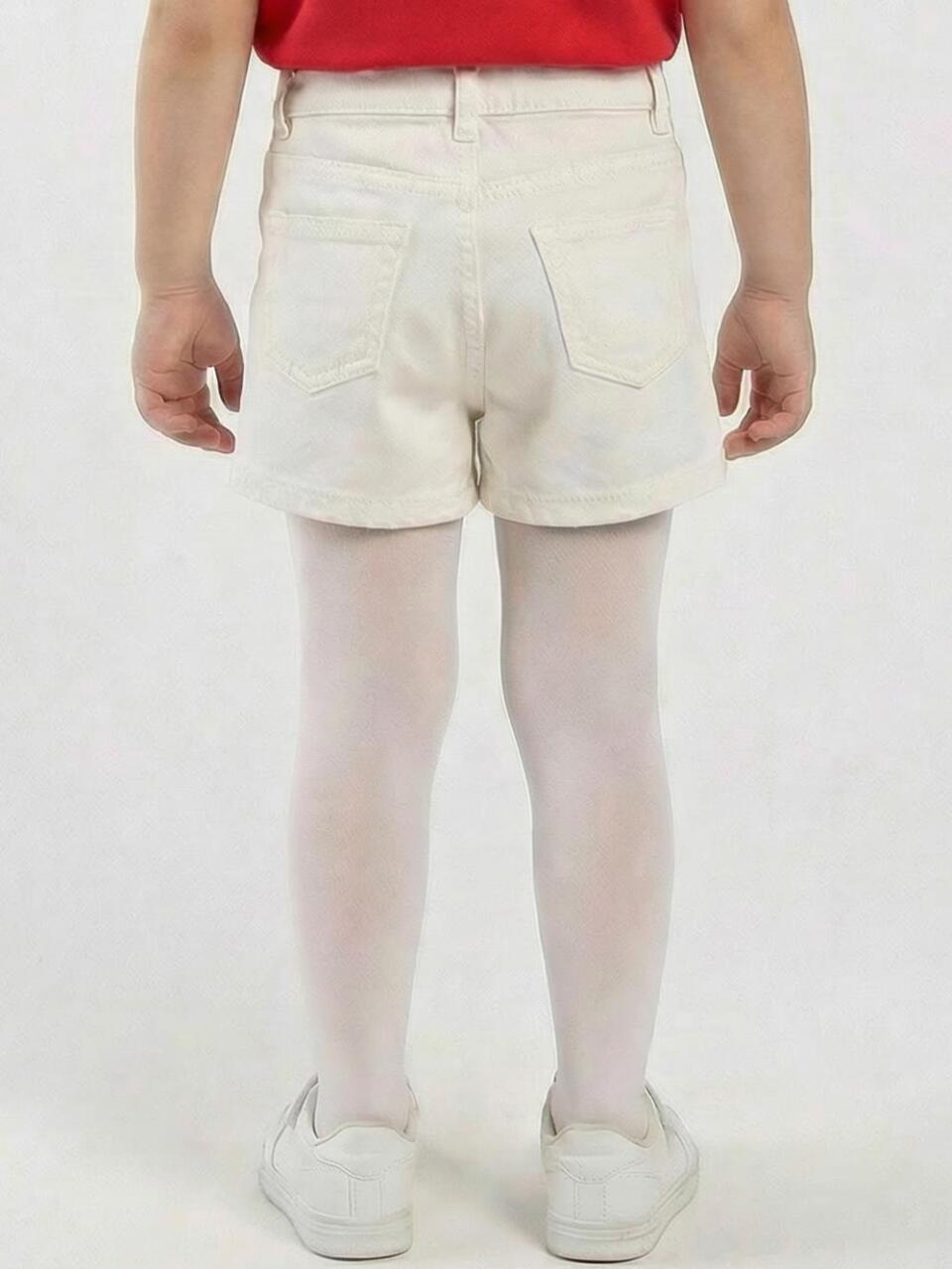 Kız Çocuk Şort Etek 1-4 Yaş 26180 Krem - 2