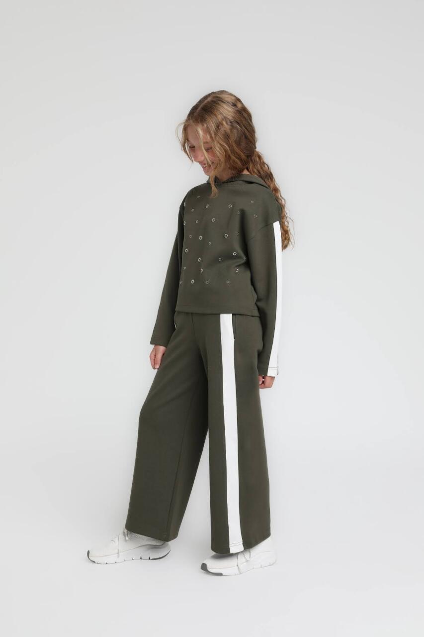 Kız Çocuk Eşofman Takım 5-9 Yaş 36080 Haki - 1