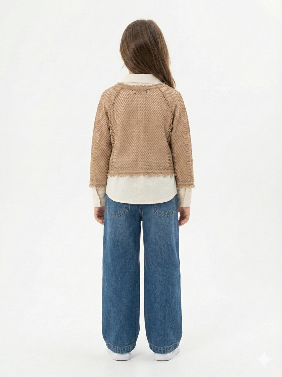 Kız Çocuk Alt Üst Takım 5-14 Yaş 36165 Kahverengi - 2