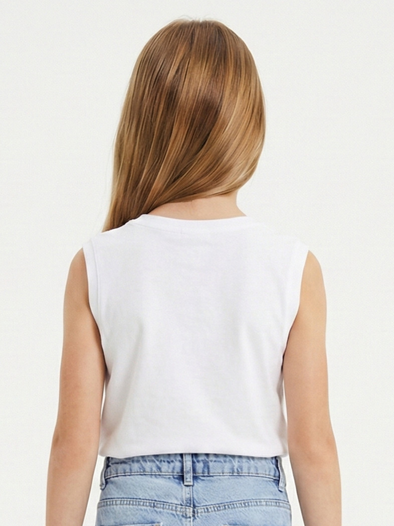 Kız Çocuk 3'lü Alt Üst Kombin Takmı 5-13 Yaş SET0480 Mavi - 5