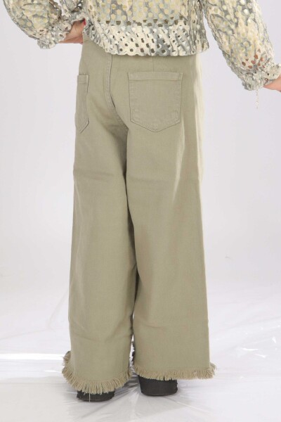 Kız Çocuk Pantolon 4-13 Yaş 2440 Haki - 6