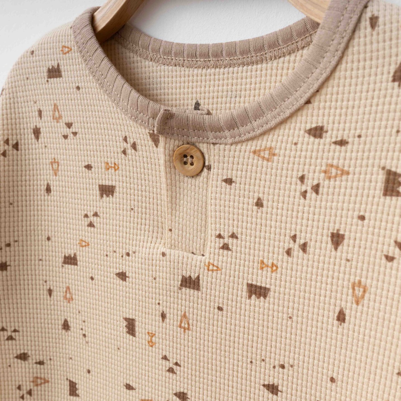 Eslenza Organik Waffle 2'li Takım 2080 Bej - 2