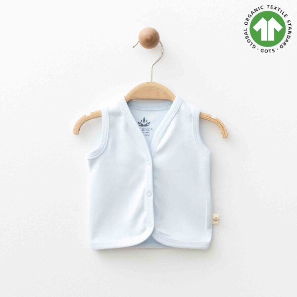 Eslenza Oganik Yelek 2088 Mavi - Eslenza