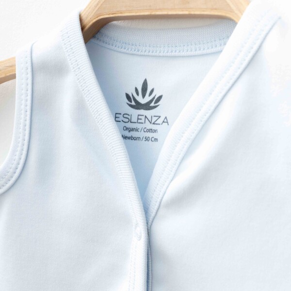 Eslenza Oganik Yelek 2088 Mavi - 2