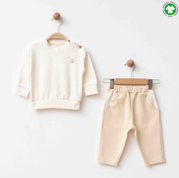 Eslenza Organik 2li Takım 2247 Bej - Eslenza