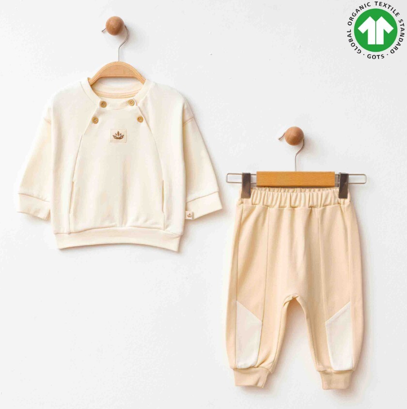 Eslenza Organik 2li Takım 2230 Bej - 1