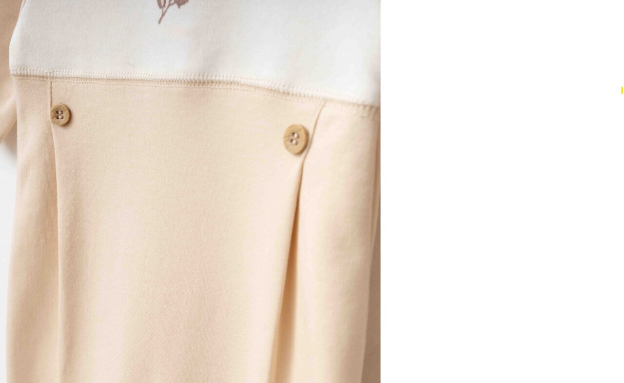 Eslenza Organik Şapkalı Tulum 2241 Bej - 3