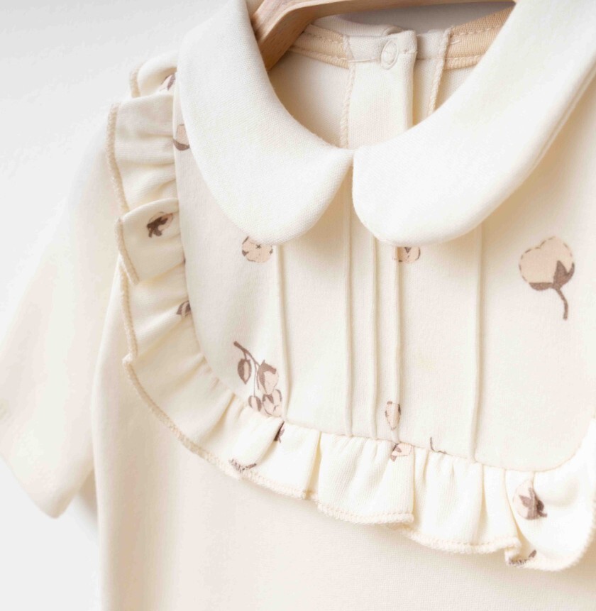 Eslenza Şapkalı Tulum 2240 Krem - 2