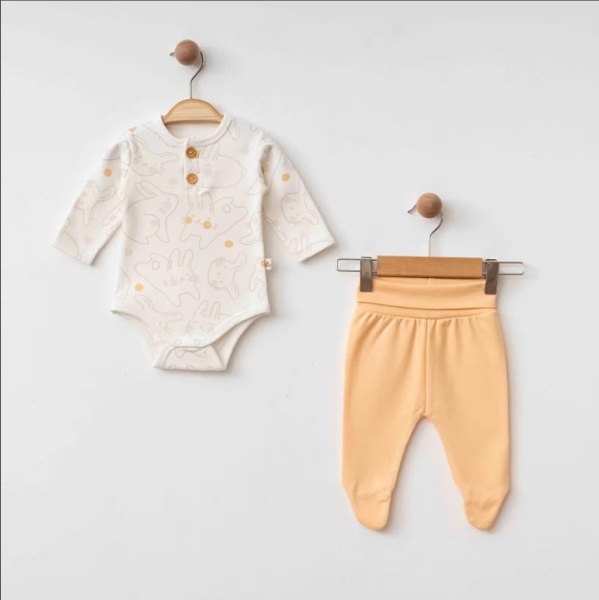 Eslenza Baby 2'Li Zıbın Takım 0099 Somon - Eslenza