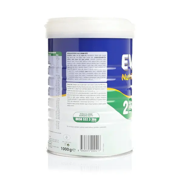 Evolvia NutriPRO Plus Bebek Devam Sütü 2 800 Gr - 3