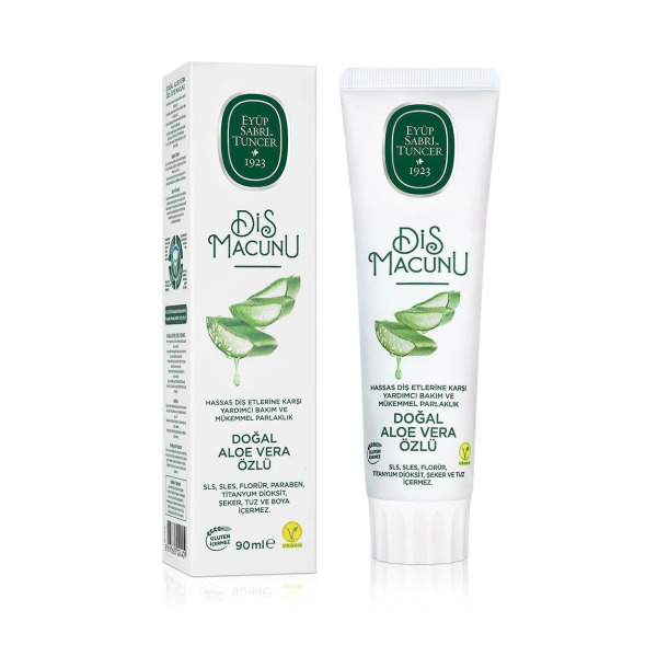 Eyüp Sabri Tuncer Doğal Diş Macunu 90 Gr Aloe Vera - Eyüp Sabri Tuncer