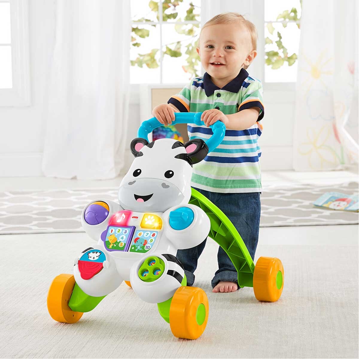 Fisher Price Melodili Zebra Yürüteç DLD80 - 3