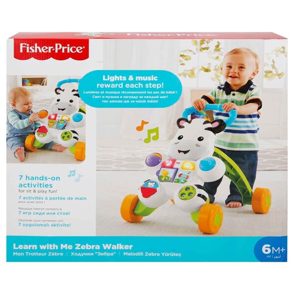 Fisher Price Melodili Zebra Yürüteç DLD80 - 4