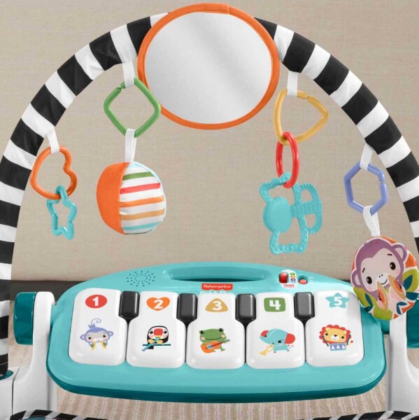 Fisher Price Sesli ve Işıklı Neşeli Hayvanlar Piyanolu Oyun Halısı HWY49 - 5