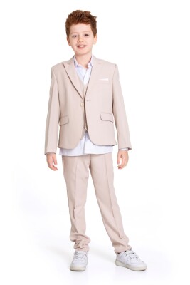 Boys' Suit Set 1-4 Years 25901-1 - FLORİ KİDS
