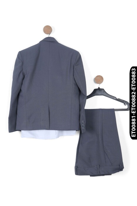 Erkek Çocuk Takım Elbise 5-8 Yaş 25901-2 Gri - 2