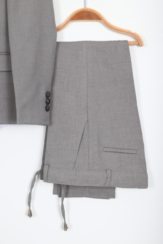 Erkek Çocuk Takım Elbise 7-10 Yaş 4030 Gri - 4