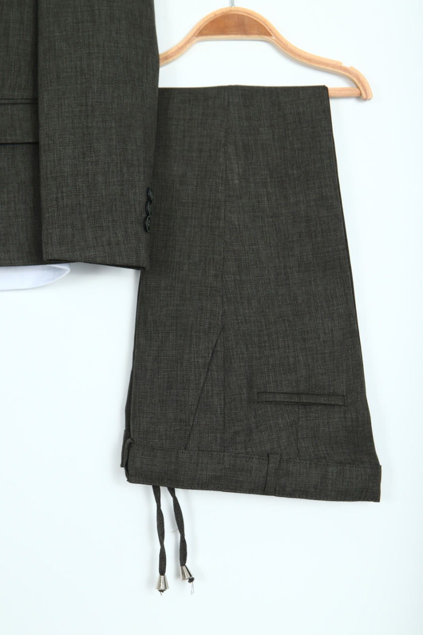 Erkek Çocuk Takım Elbise 7-10 Yaş 4030 Yeşil - 4