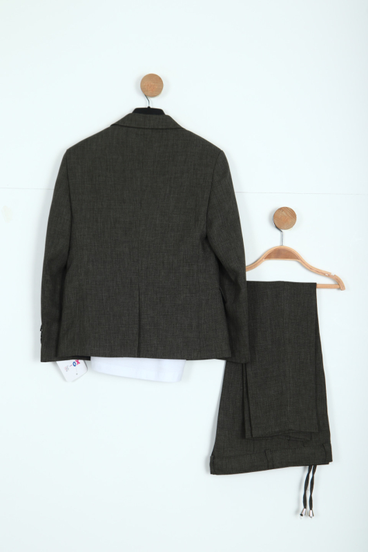 Erkek Çocuk Takım Elbise 7-10 Yaş 4030 Yeşil - 6