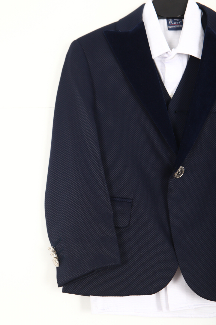 Erkek Çocuk Takım Elbise 7-11 Yaş 23908-3 Lacivert - 2