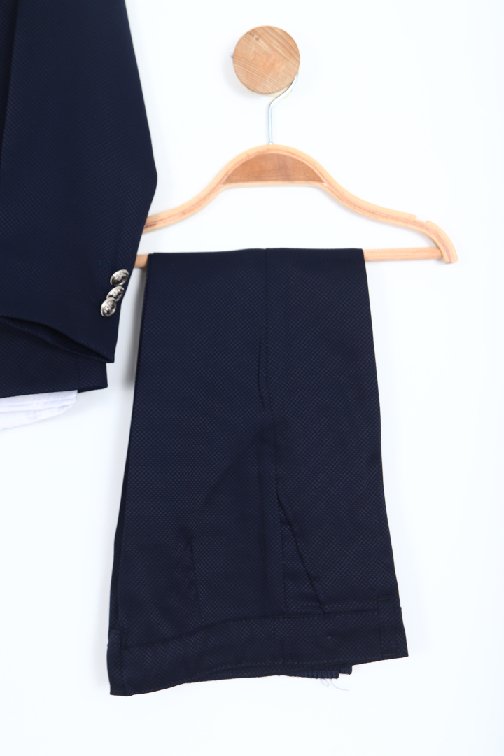 Erkek Çocuk Takım Elbise 7-11 Yaş 23908-3 Lacivert - 3