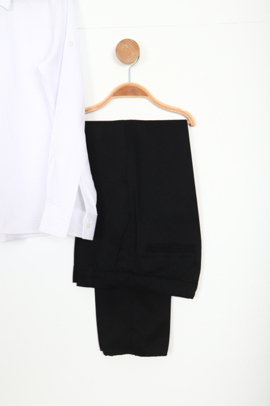 Erkek Çocuk Takım Elbise 7-11 Yaş 23908-3 Siyah - 12