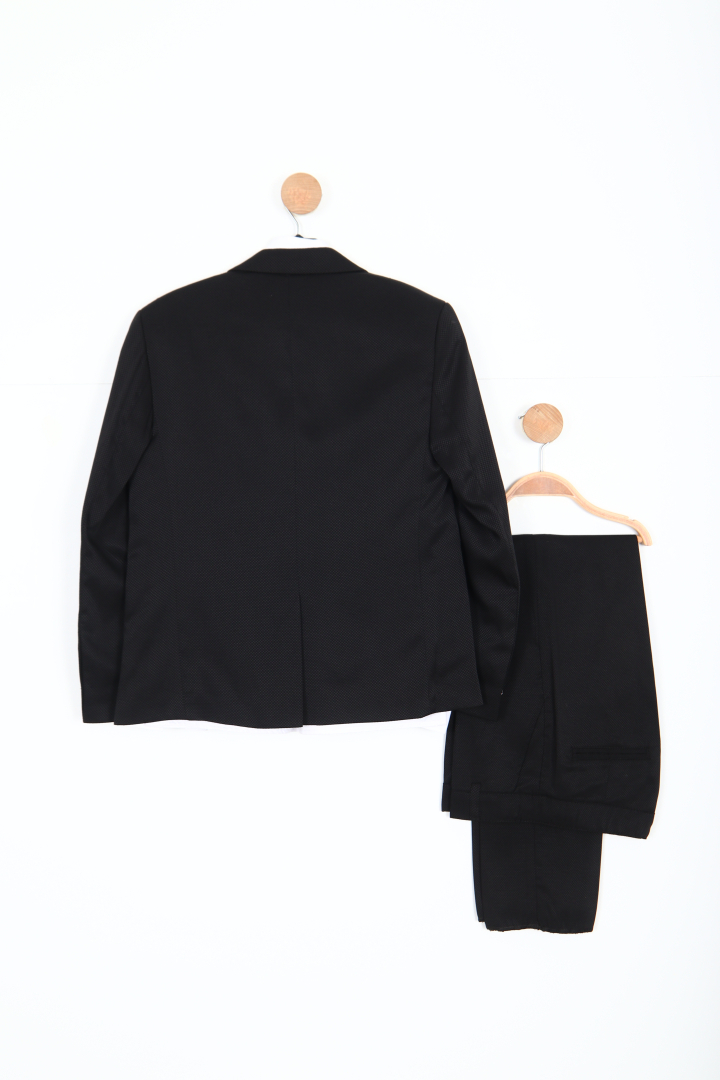 Erkek Çocuk Takım Elbise 7-11 Yaş 23908-3 Siyah - 8