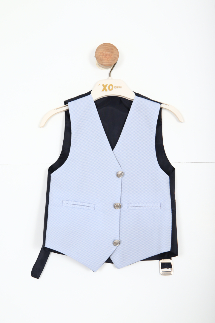 Erkek Çocuk Takım Elbise 7-11 Yaş 23908-3 Mavi - 3