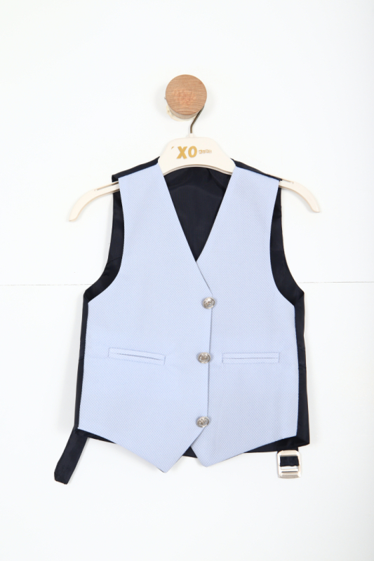 Erkek Çocuk Takım Elbise 2-5 Yaş 23908-2 Mavi - 3