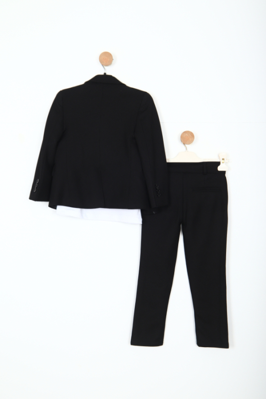 Erkek Çocuk Takım Elbise 5-8 Yaş 25903 Siyah - 4