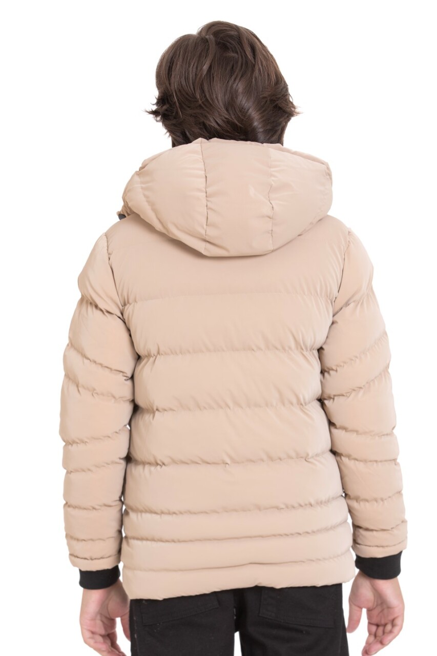 Erkek Çocuk Mont 12-15 Yaş 9022 Vizon - 4