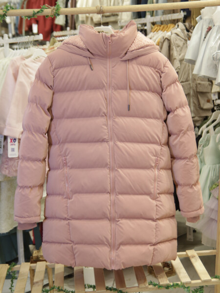 Kız Çocuk Mont 12-15 Yaş 8047 Pembe - 5