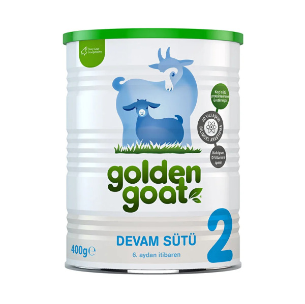 Golden Goat 2 Keçi Sütlü Devam Sütü 6-12 Ay 400 Gr - Golden Goat