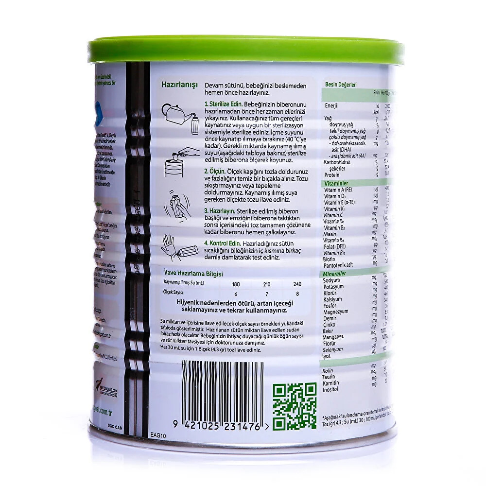 Golden Goat 2 Keçi Sütlü Devam Sütü 6-12 Ay 400 Gr - 3