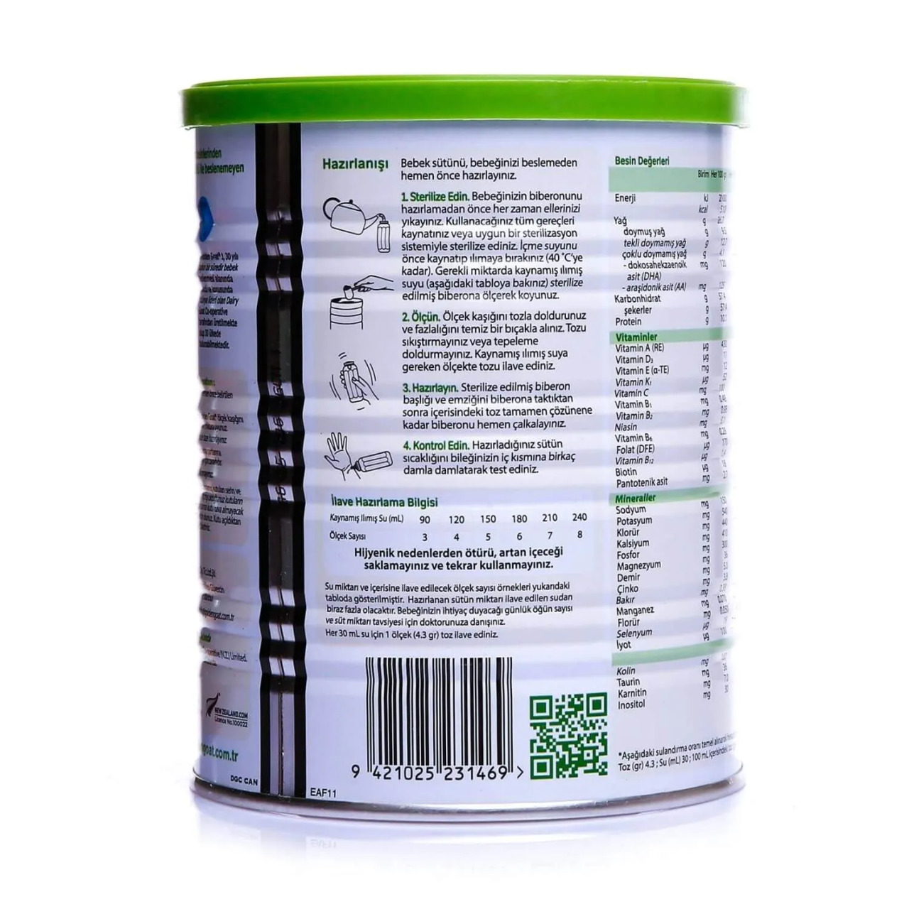 Golden Goat 1 Keçi Sütlü Bebek Sütü 0-6 Ay 400 Gr - 2