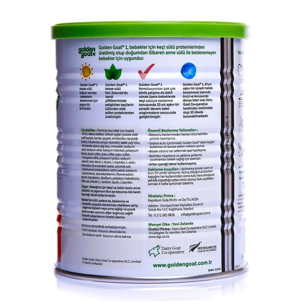 Golden Goat 1 Keçi Sütlü Bebek Sütü 0-6 Ay 400 Gr - 4