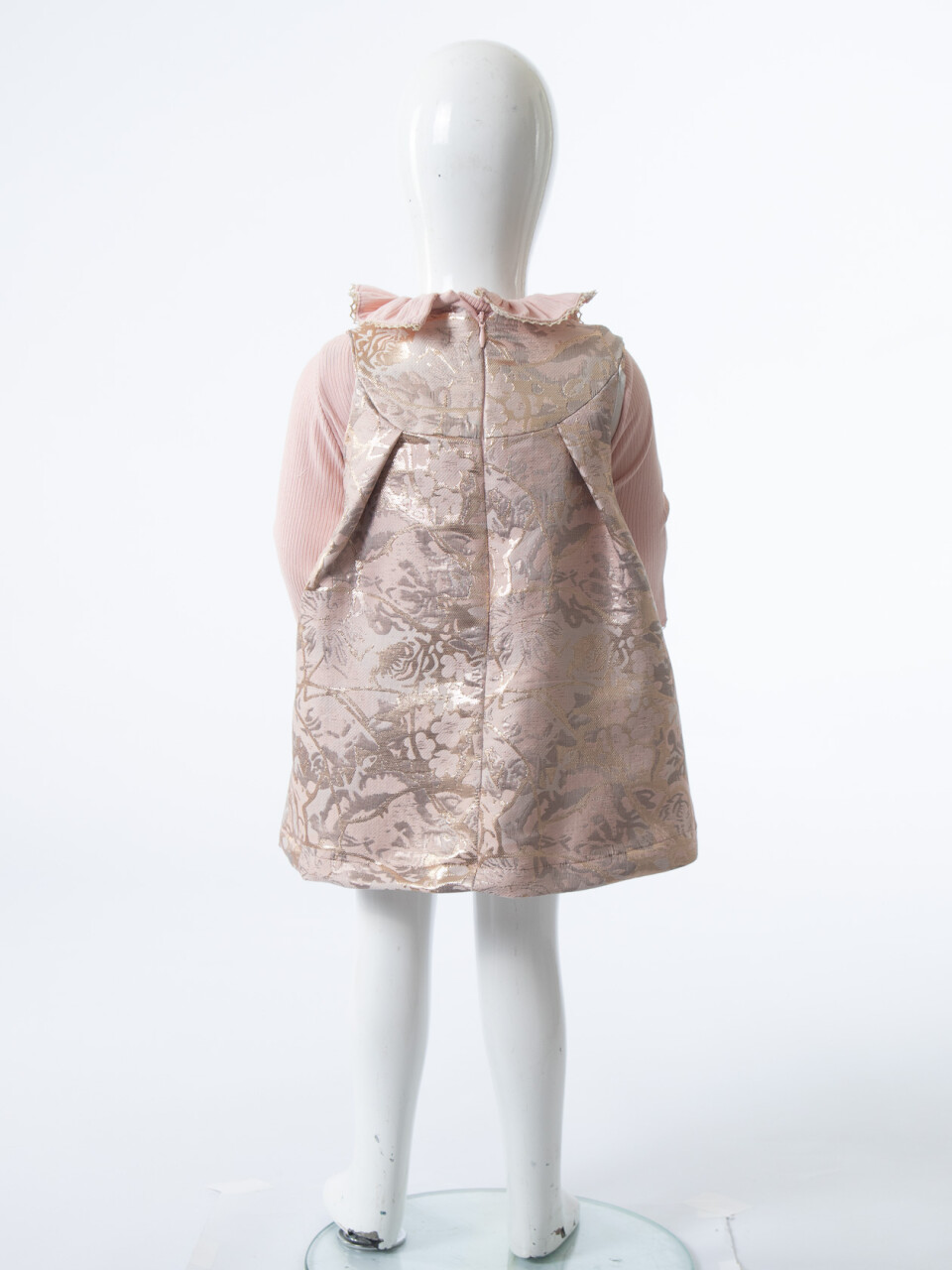 Kız Çocuk Elbise 3-12 Ay 2513 Pembe - 5