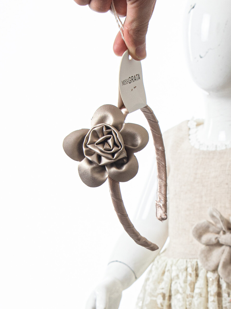 Kız Çocuk Yazlık Elbise 1-5 Yaş 9087 Bej - 6