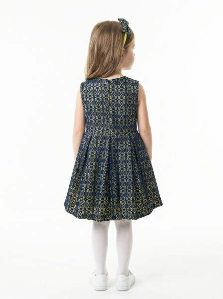 Kız Çocuk Yazlık Elbise 1-5 Yaş 9081 Lacivert - 2